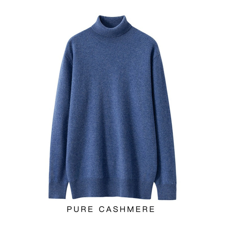 Herren Strickpullover aus 100% Wolle, locker geschnitten