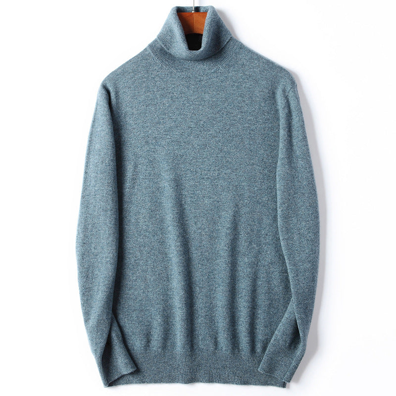 Herren-Rollkragenpullover aus Merinowolle