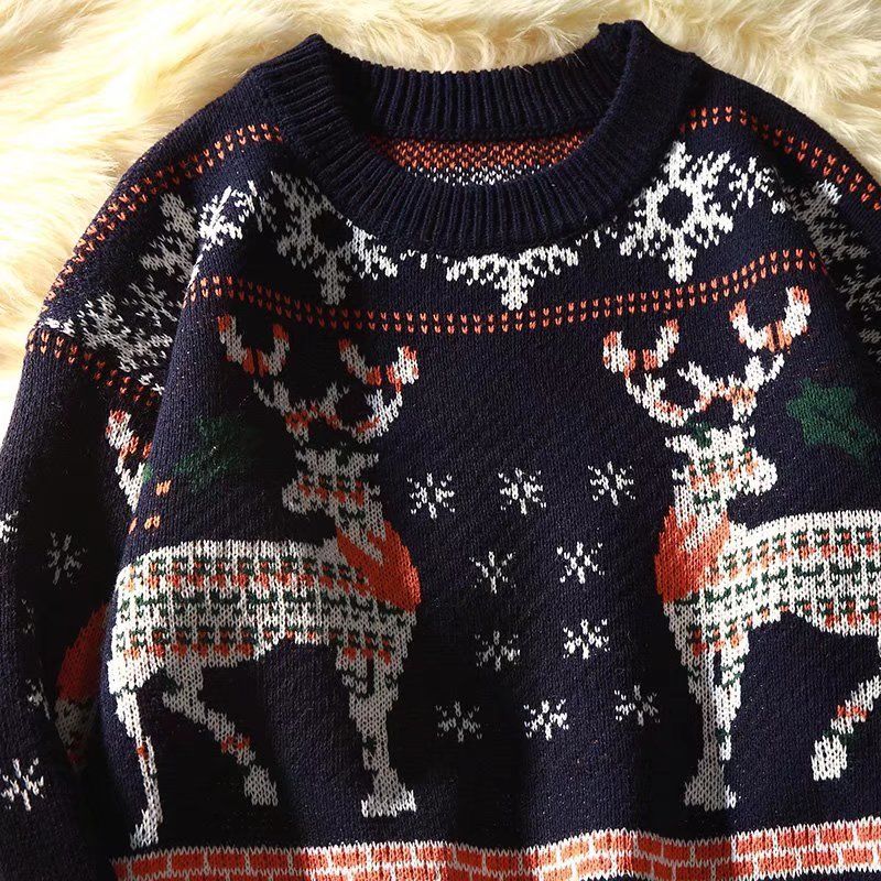 Lässiger Strickpullover für Herren