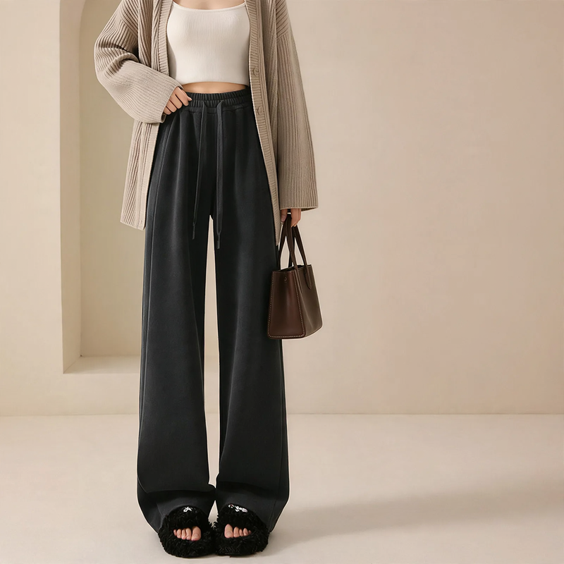 Damen-Cordhose, gerade Passform, gefüttert
