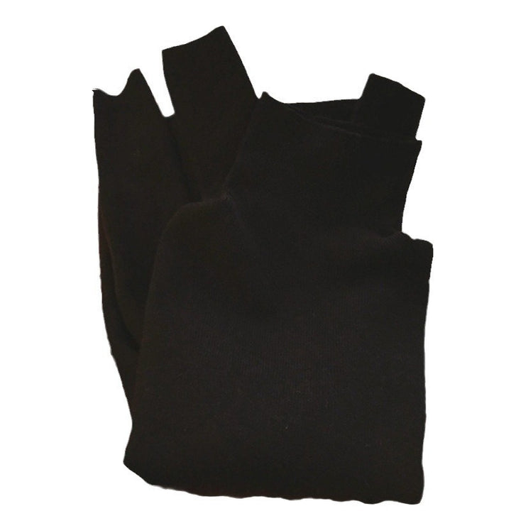 Damen-Rollkragenpullover, einfarbig, Strick
