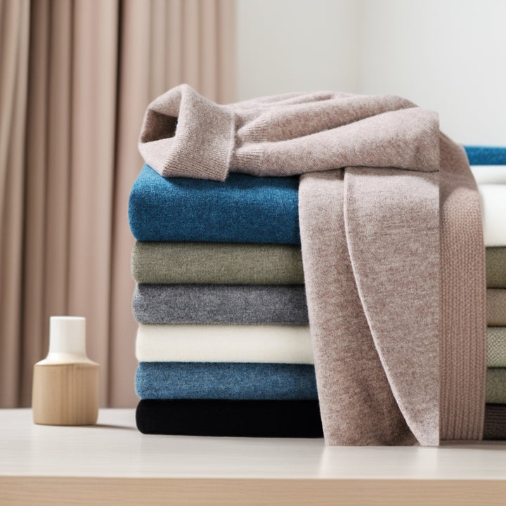 Herren-Rollkragenpullover aus Merinowolle