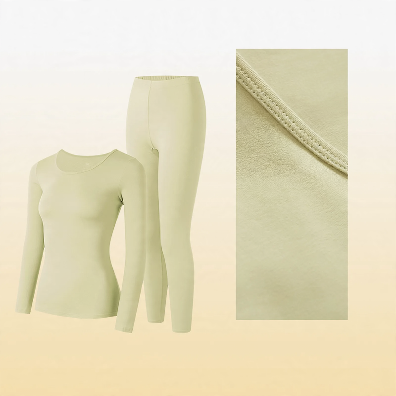 Baumwoll-Thermo-Unterwäsche-Set, elastisch, für Paare
