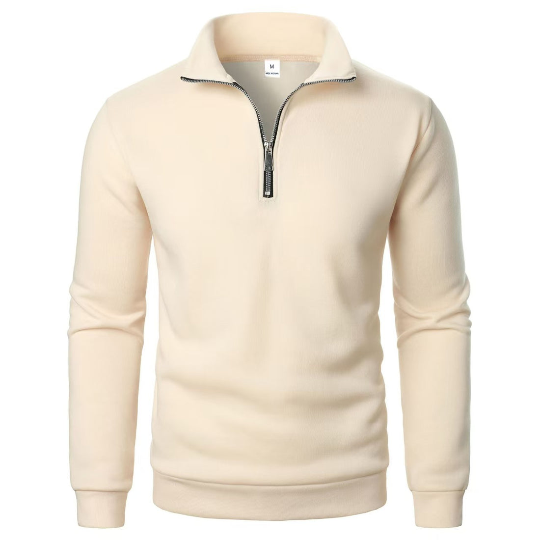 Locker geschnittenes Herren-Sweatshirt mit Reißverschluss