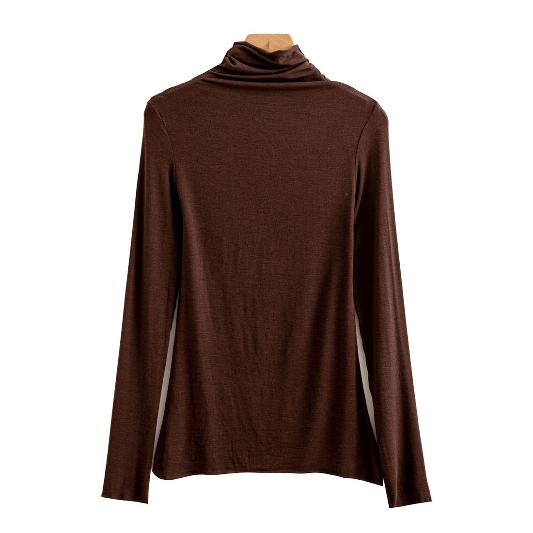 Damen-Langarmshirt mit Stehkragen, weich und bequem
