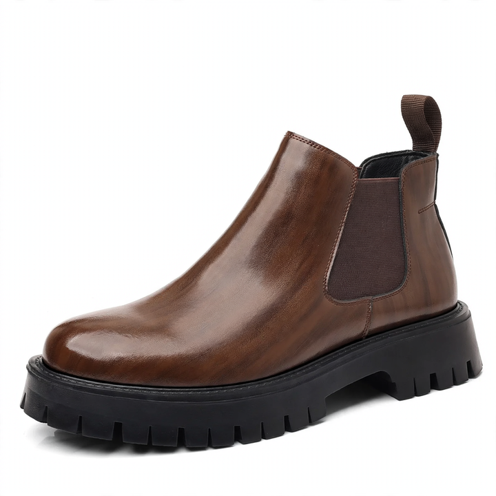 Herren Chelsea-Stiefel, knöchelhoch, rutschfest, Kunstleder