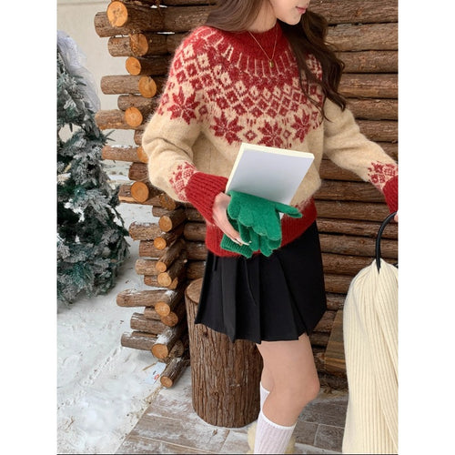 Strickpullover mit Fair-Isle-Muster