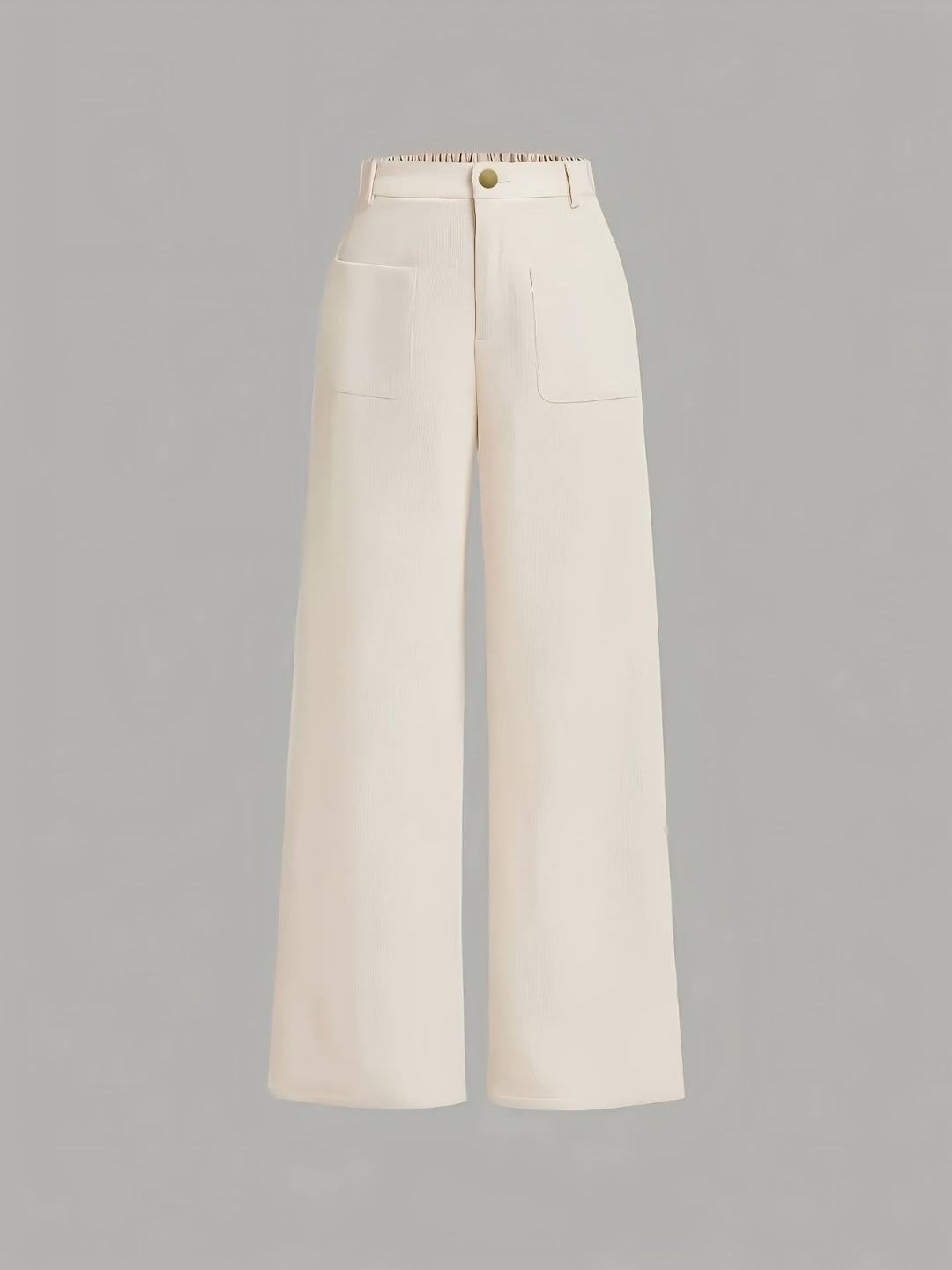Kord-Hose mit geradem Schnitt