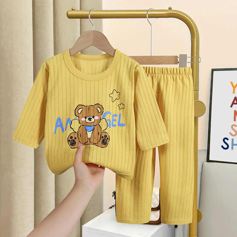 Leichte Kinder-Hausanzug-Sets aus Baumwolle