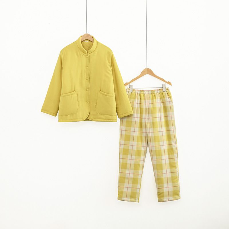 Gefütterter Baumwoll-Hausanzug, japanischer Stil