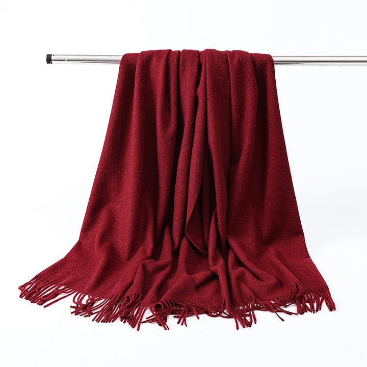 Eleganter Woll-Kaschmir-Schal für Damen und Herren
