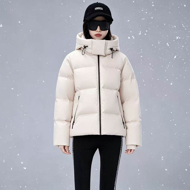 Kurze, extra dicke Daunenjacke für Damen