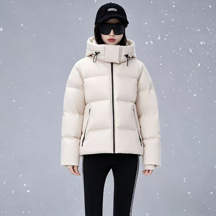 Kurze, extra dicke Daunenjacke für Damen