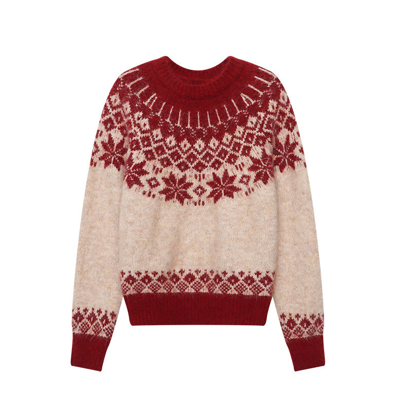 Strickpullover mit Fair-Isle-Muster
