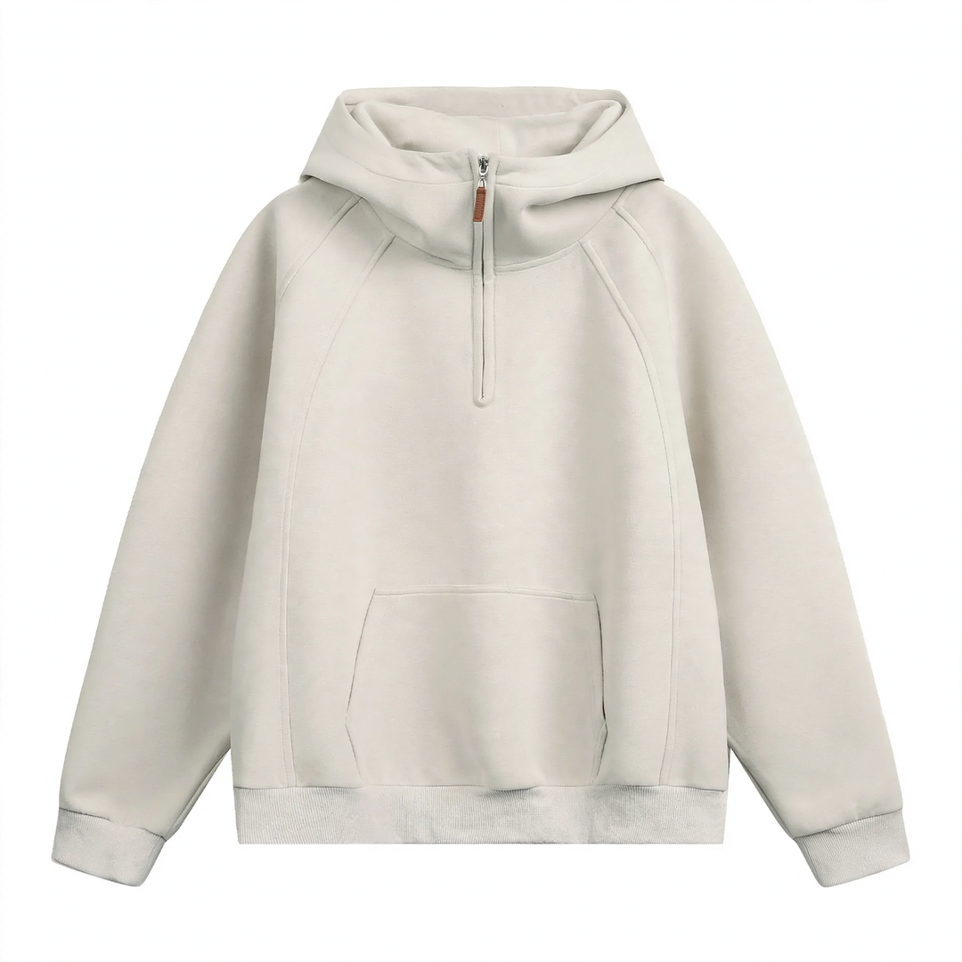 Unisex-Kapuzenpullover mit Reißverschluss