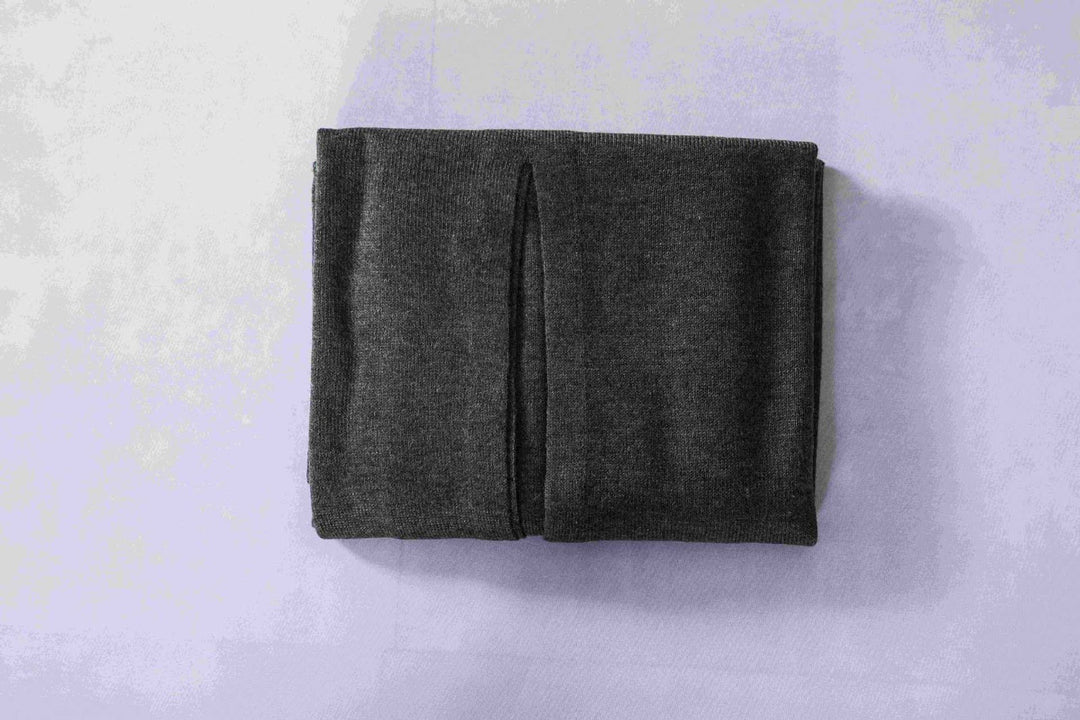 Merinowolle-Schal mit Ärmelöffnungen, 160x54 cm