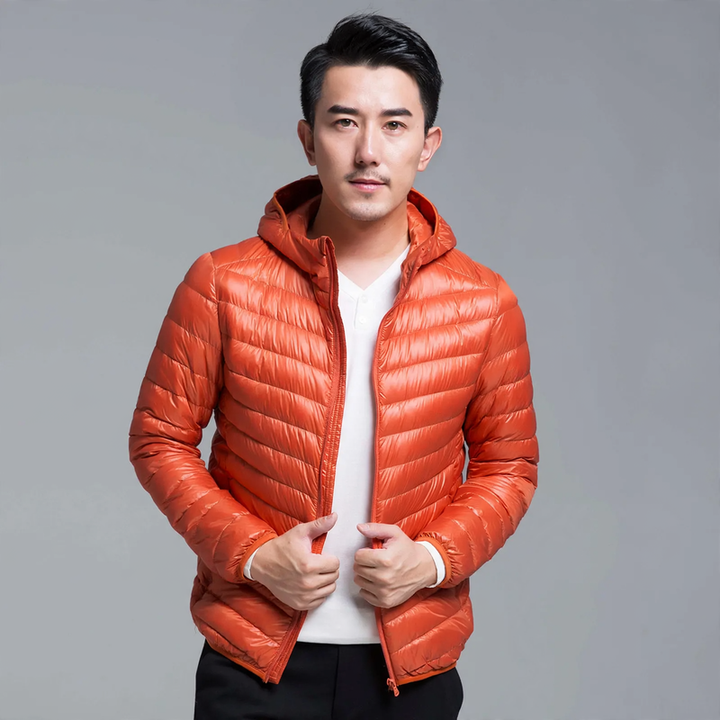 Leichte Herren-Daunenjacke, kurz, verschiedene Stile