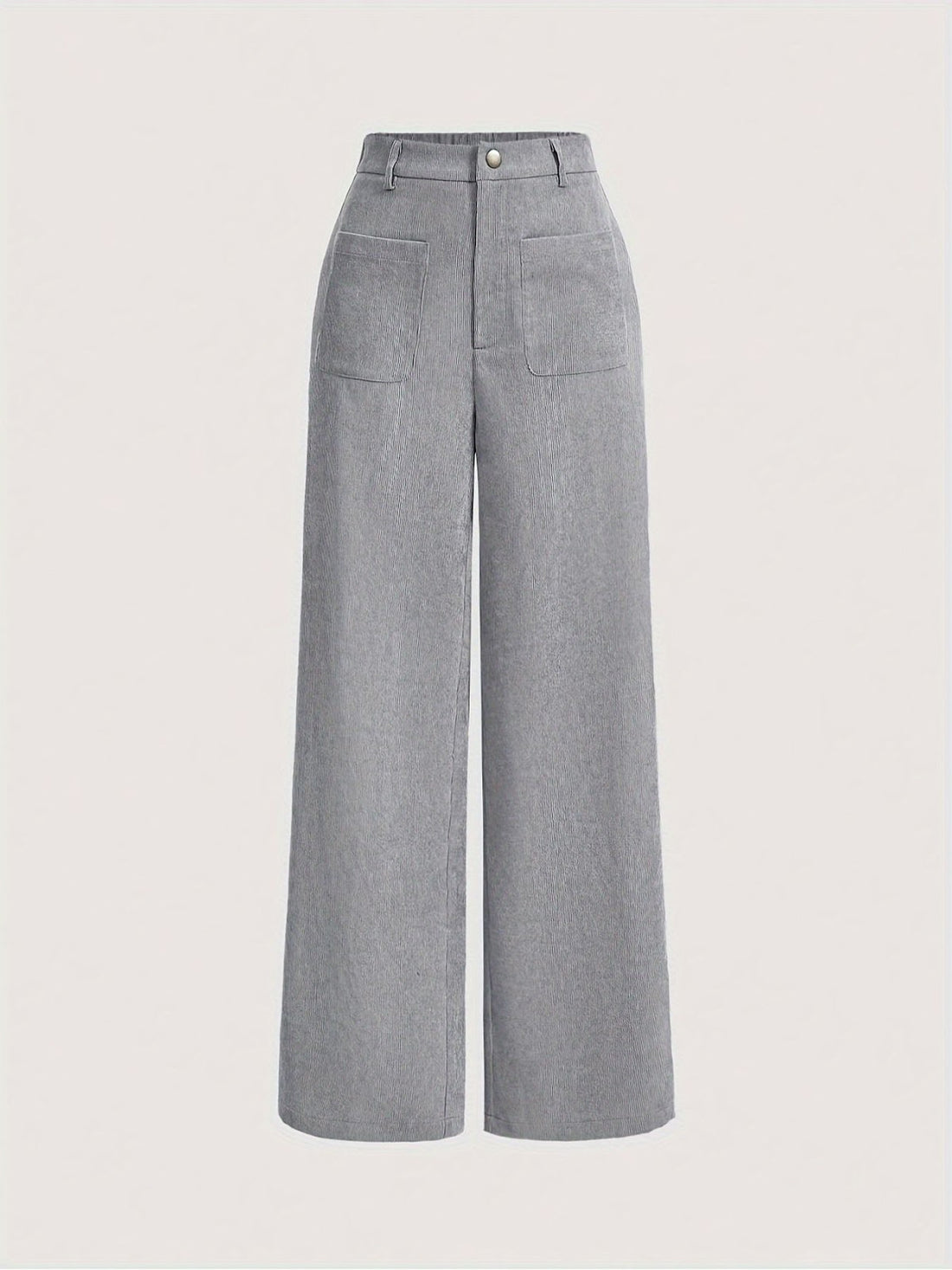 Kord-Hose mit geradem Schnitt