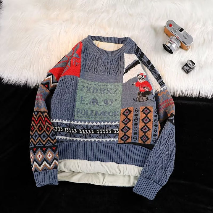 Warmer Strickpullover mit Rollkragen