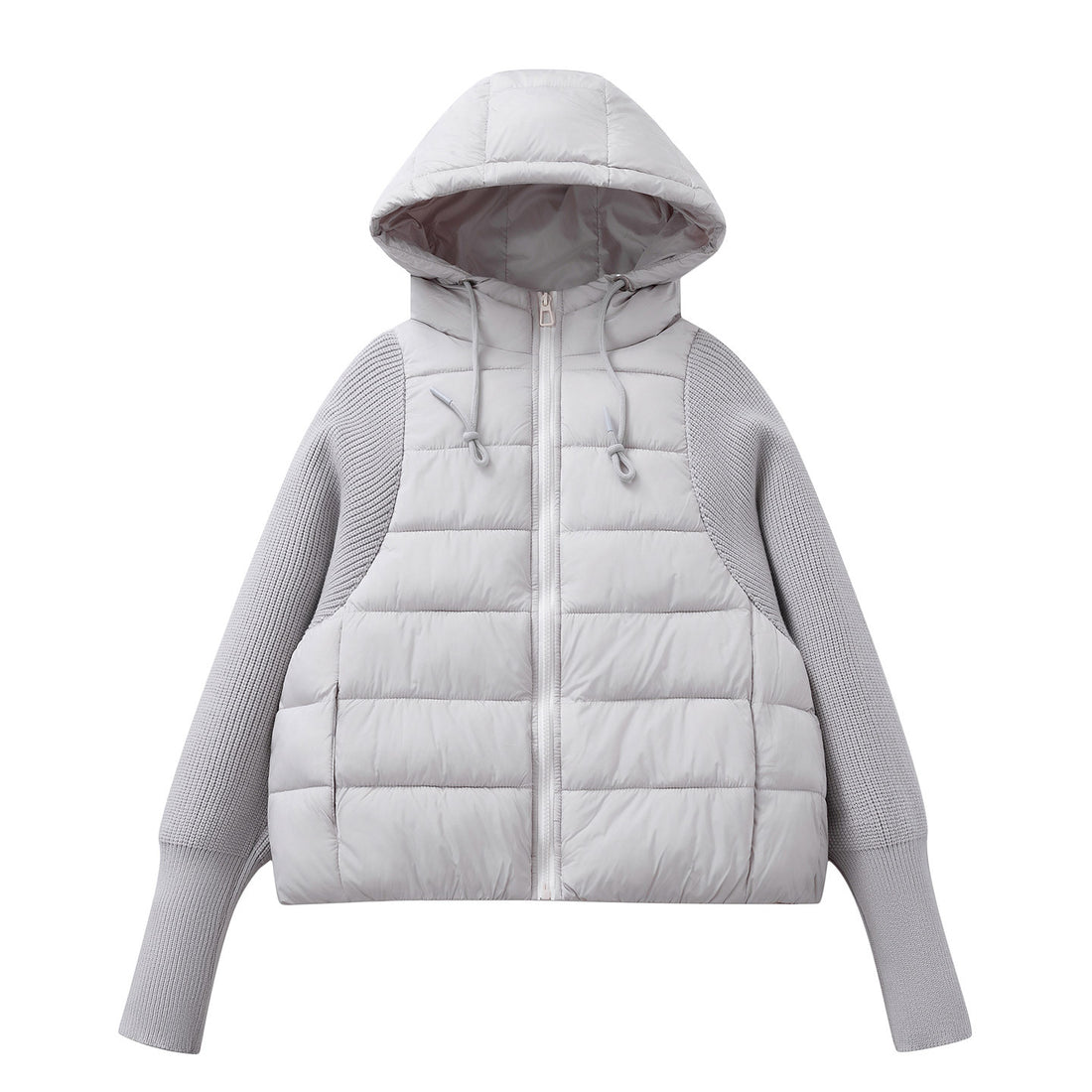 Leichte Damen-Steppjacke mit Kapuze