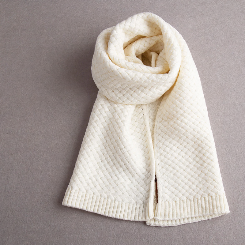 Strickschal aus reiner Merinowolle, 185 cm