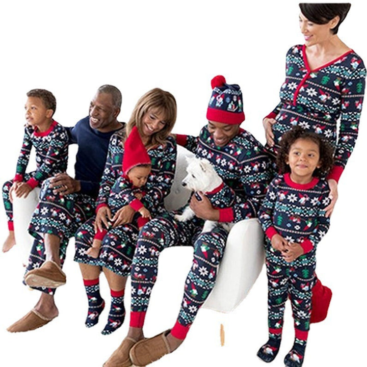 Weihnachts-Familien-Schlafanzug-Set