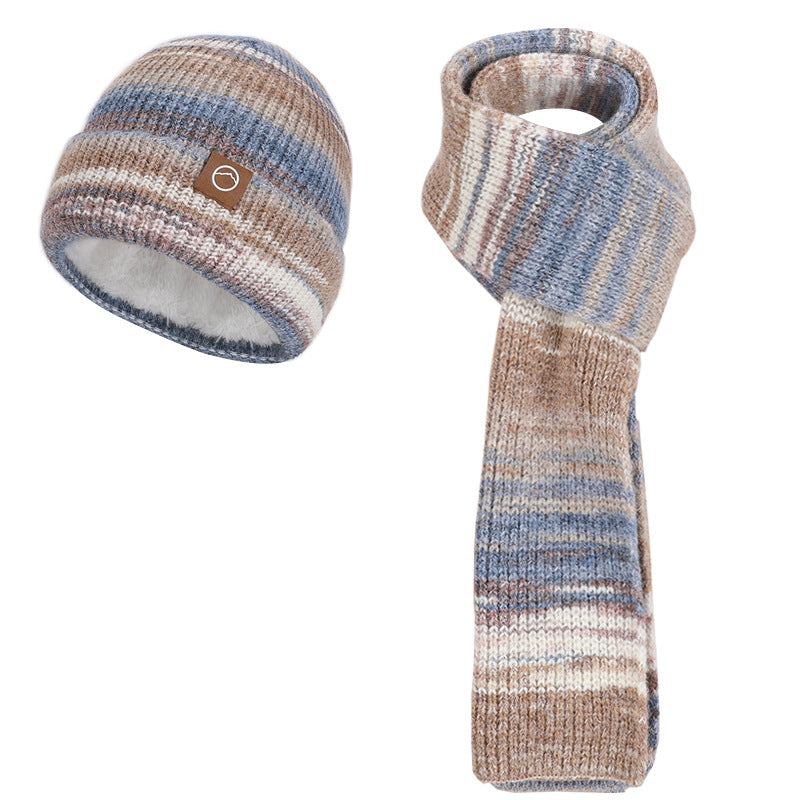 3-teiliges Winter-Set: Mütze, Schal und Touchscreen-Handschuhe