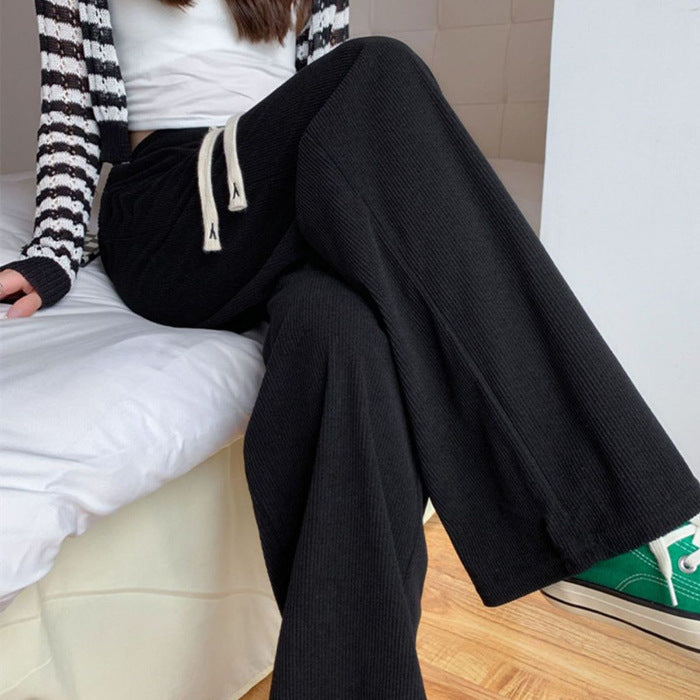 Weite Cordhose mit Kordelzug für Damen