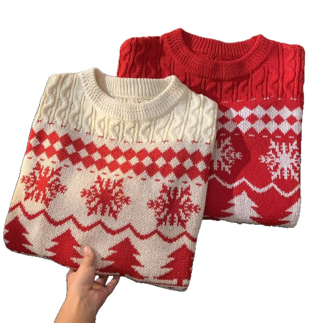 Retro-Strickpullover im amerikanischen Stil