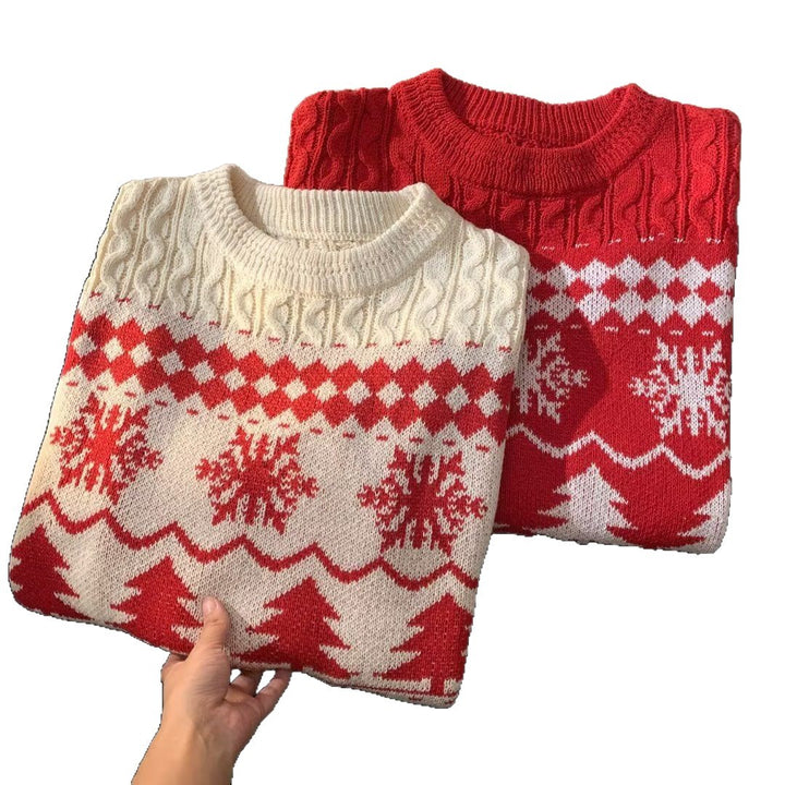 Retro-Strickpullover im amerikanischen Stil