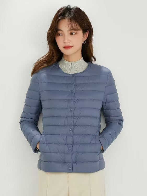 Leichte, komprimierbare Daunenjacke für Damen