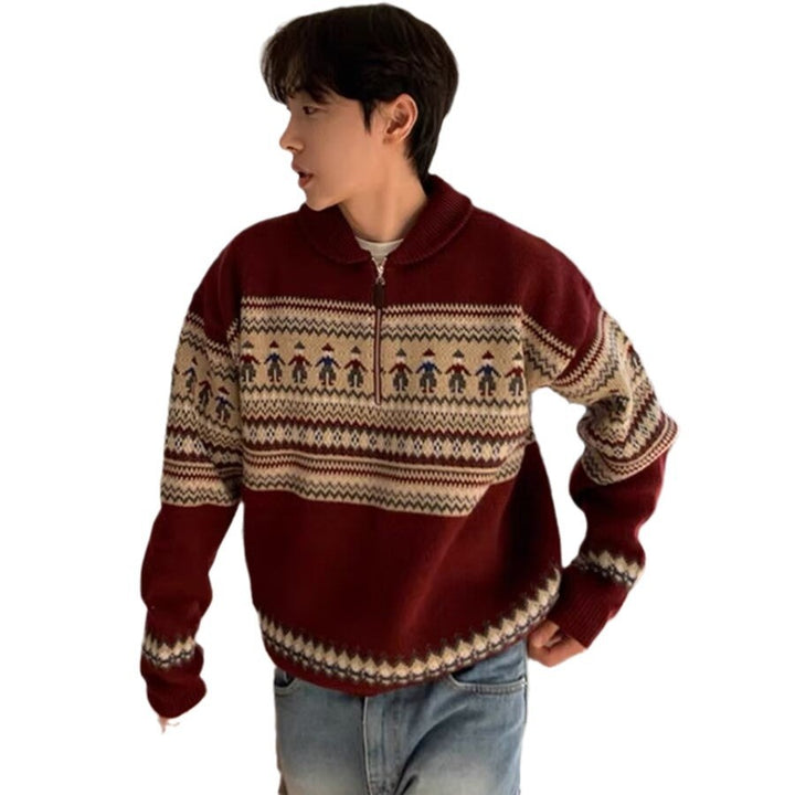 Vintage Streifenpullover für Paare
