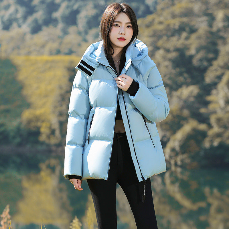 Kurze, extra dicke Daunenjacke für Damen