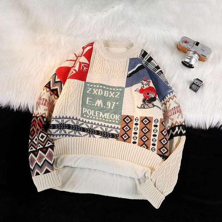 Warmer Strickpullover mit Rollkragen