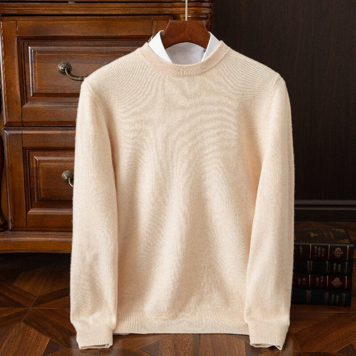 Klassischer, dicker Herren-Wollpullover