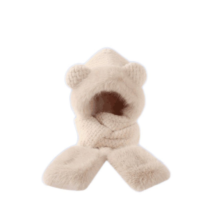 3-in-1 Set: Mütze, Schal und Handschuhe, flauschig