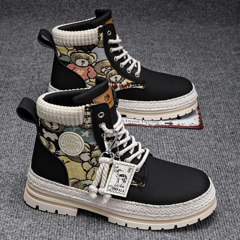 Herren-Stiefel, knöchelhoch, gefüttert