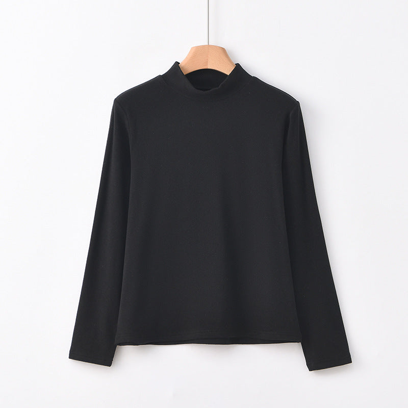 Wärmender Strickpullover mit Stehkragen