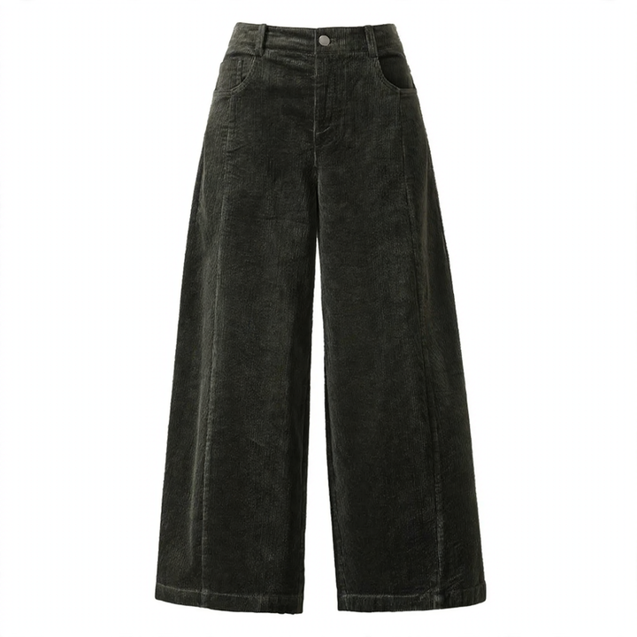 Kord-Hose in Kokon-Form, 7/8-Länge