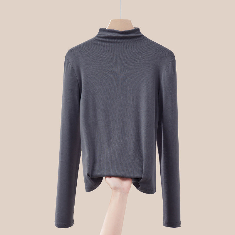 Dünner Rollkragen-Pullover, langärmelig, für Damen