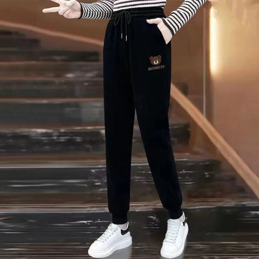 Gefütterte Cord-Freizeithose für Damen