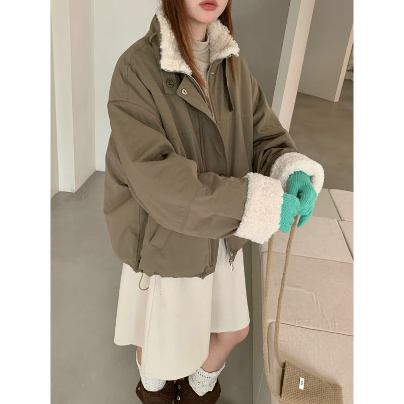 Damen-Parka mit Lammfleece-Futter