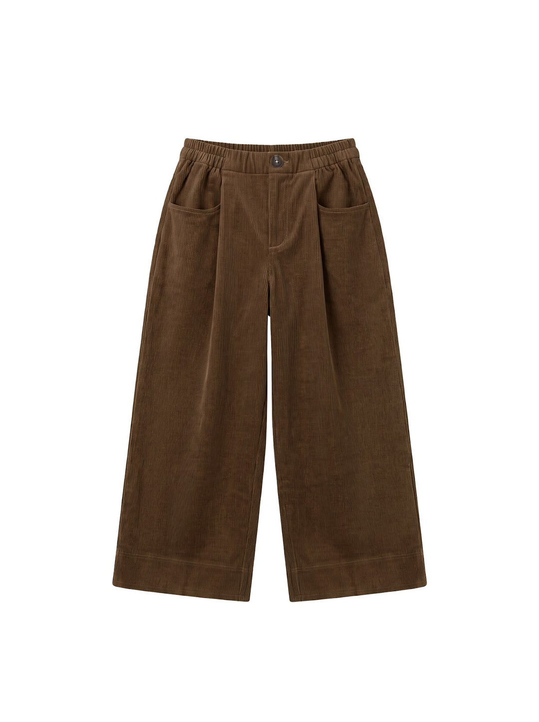Klassische Cord-Culotte mit Gummibund