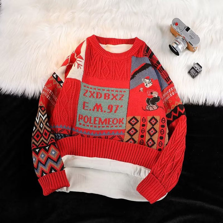Warmer Strickpullover mit Rollkragen