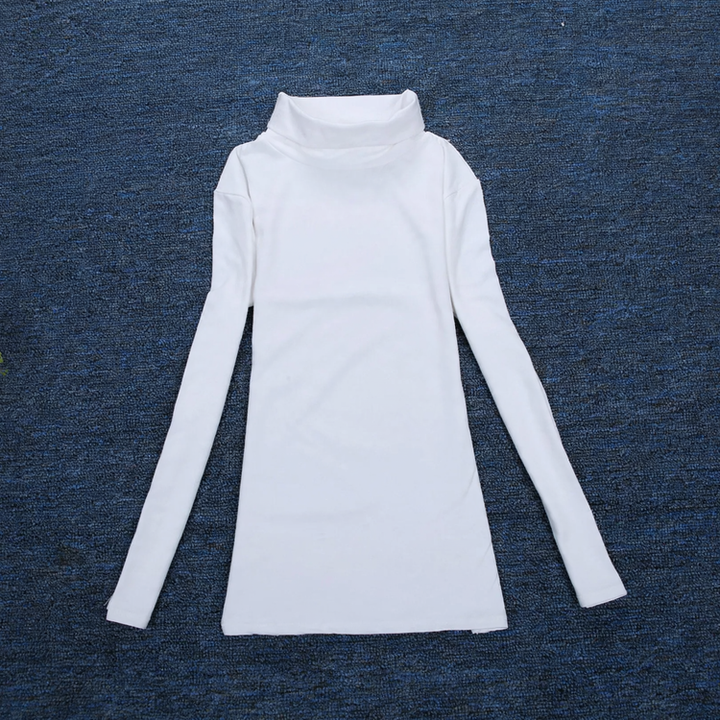 Damen Langarm-T-Shirt, einfarbig