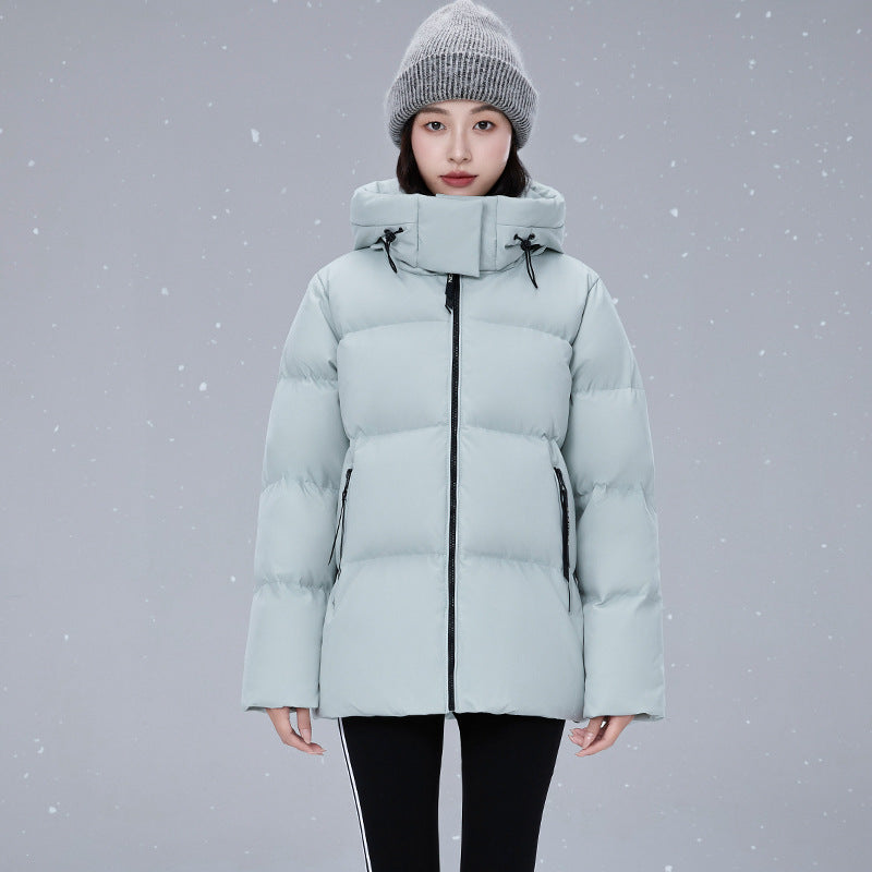 Kurze, extra dicke Daunenjacke für Damen