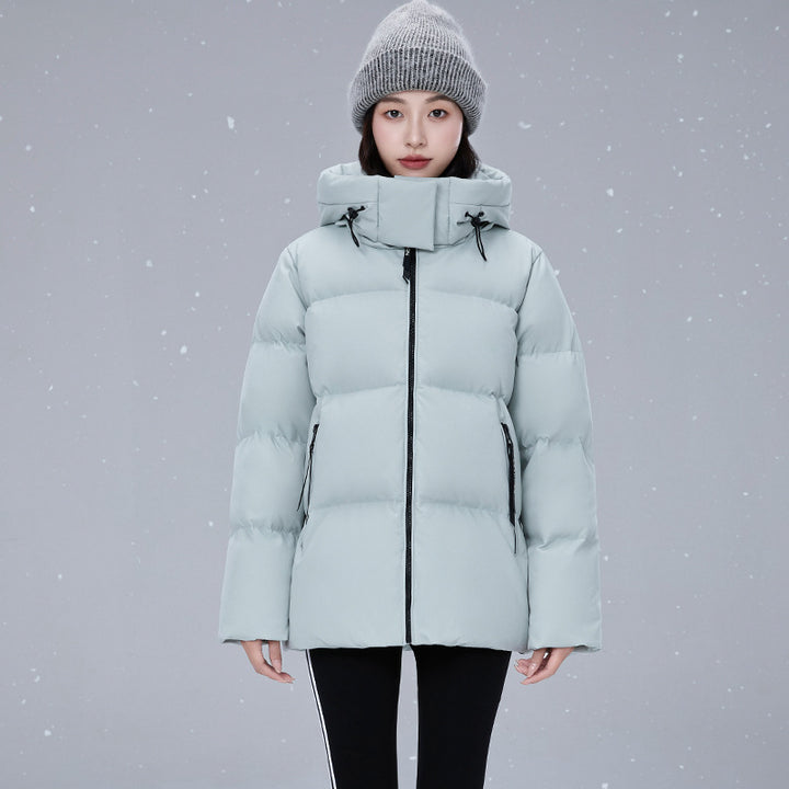 Kurze, extra dicke Daunenjacke für Damen