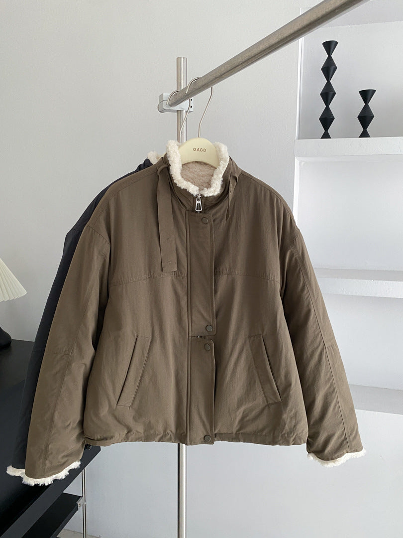Damen-Parka mit Lammfleece-Futter