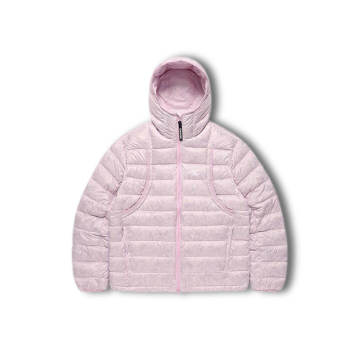 Leichte Daunenjacke mit Kapuze, 90% Grauentendaunen