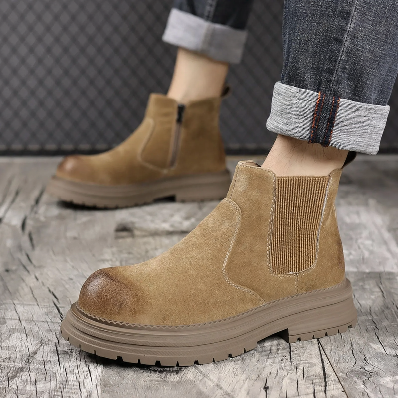 Herren Chelsea-Stiefel, rutschfest, robust